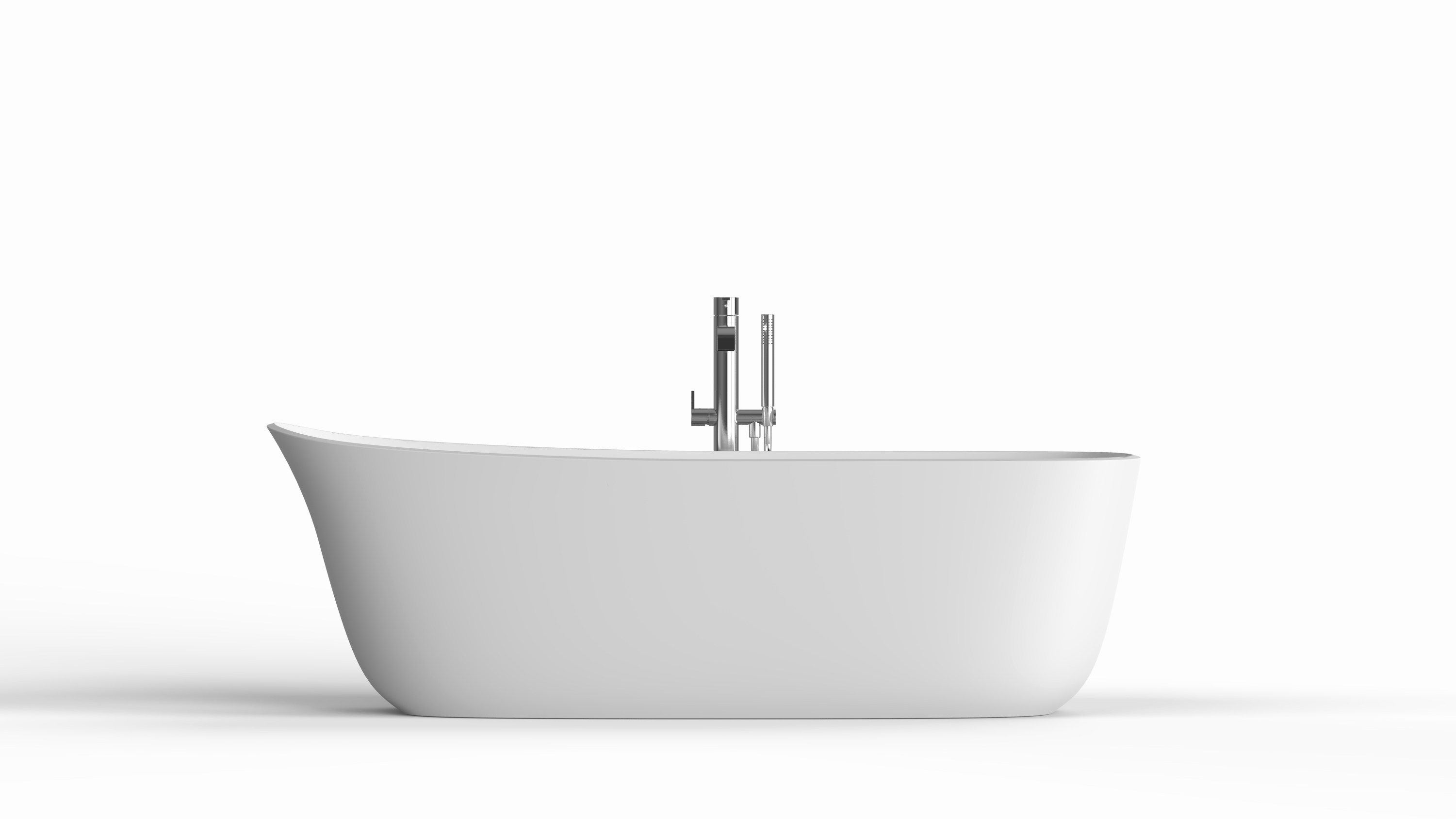 Овальная ванна в центре комнаты в Cristalplant® Antoniolupi DAFNE ARCH-00059045 - Вид №1