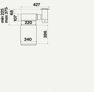 Falmec Вытяжка на столешнице из нержавеющей стали Design+ sun-id-1513734 - Вид №11