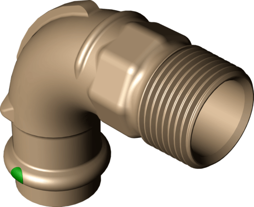 128 500 Модель 2214 Трубопроводные системы  Sanpress  Переходники/​переходные угольники Santreyd  - Вид №2