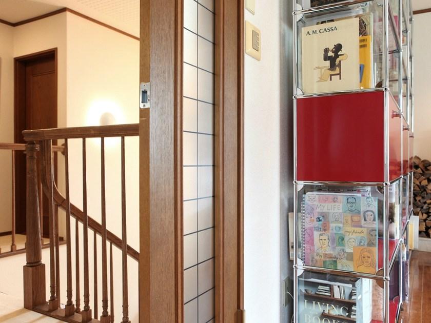 USM Модульный книжный шкаф из стали и стекла Usm haller system sun-id-1432868 - Вид №1