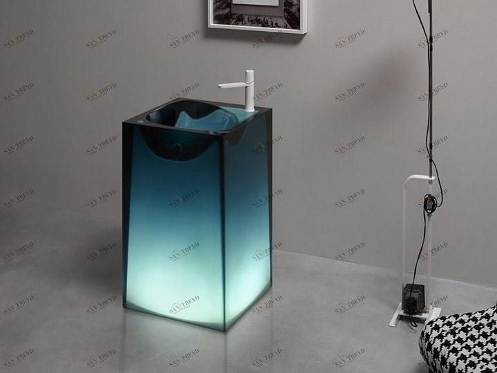 Antonio Lupi Design Lavabo отдельно стоящая из cristalmood® Antoniolupi sun-id-1395997