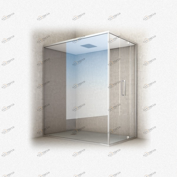 Ограждение для душа и турецкой бани Gemini 4 110х110 см 1GNF2S0 Gruppo Geromin