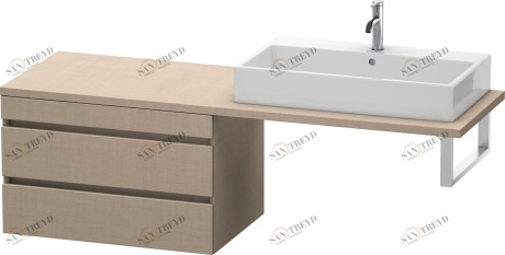 DS533907575 DuraStyle Шкафчик для консоли Лен, декор Duravit