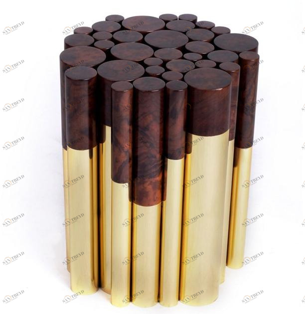 Круглый деревянный журнальный столик для гостиной Wanderlust Santreyd sun-id-1402940