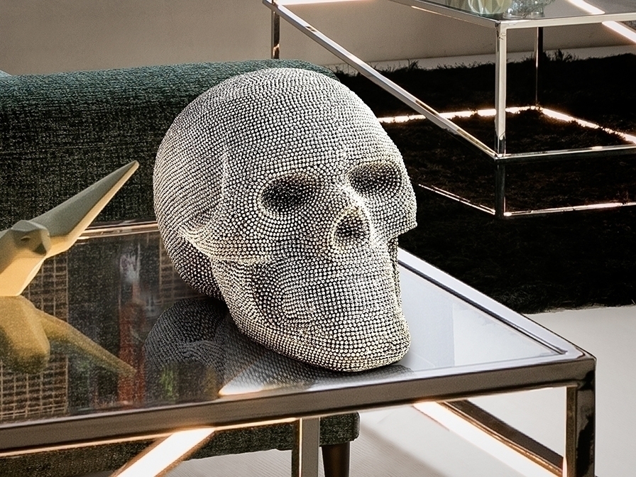 099188 Фигурка серебро Schuller Calavera  - Вид №2