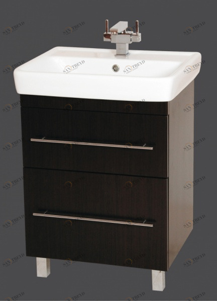 Тумба Елена-70 2 ящ. ВЕНГЕ  с раков. Дрея Q 70 MISTY 2312110