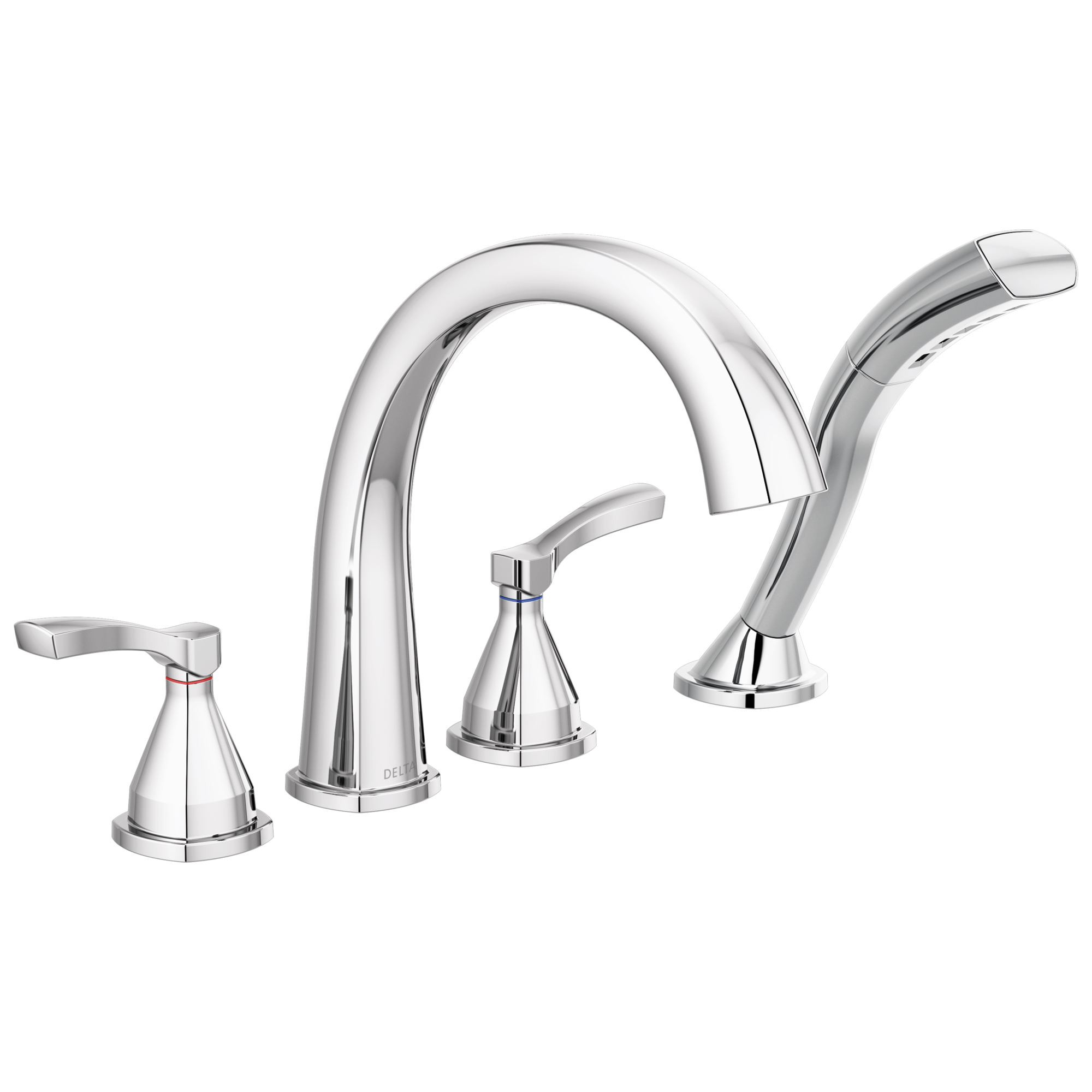 T4777 Римская ванна с четырьмя отверстиями Delta Faucet Stryke Хром 