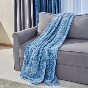 Плед Nia 150x200 см фланель цвет синий