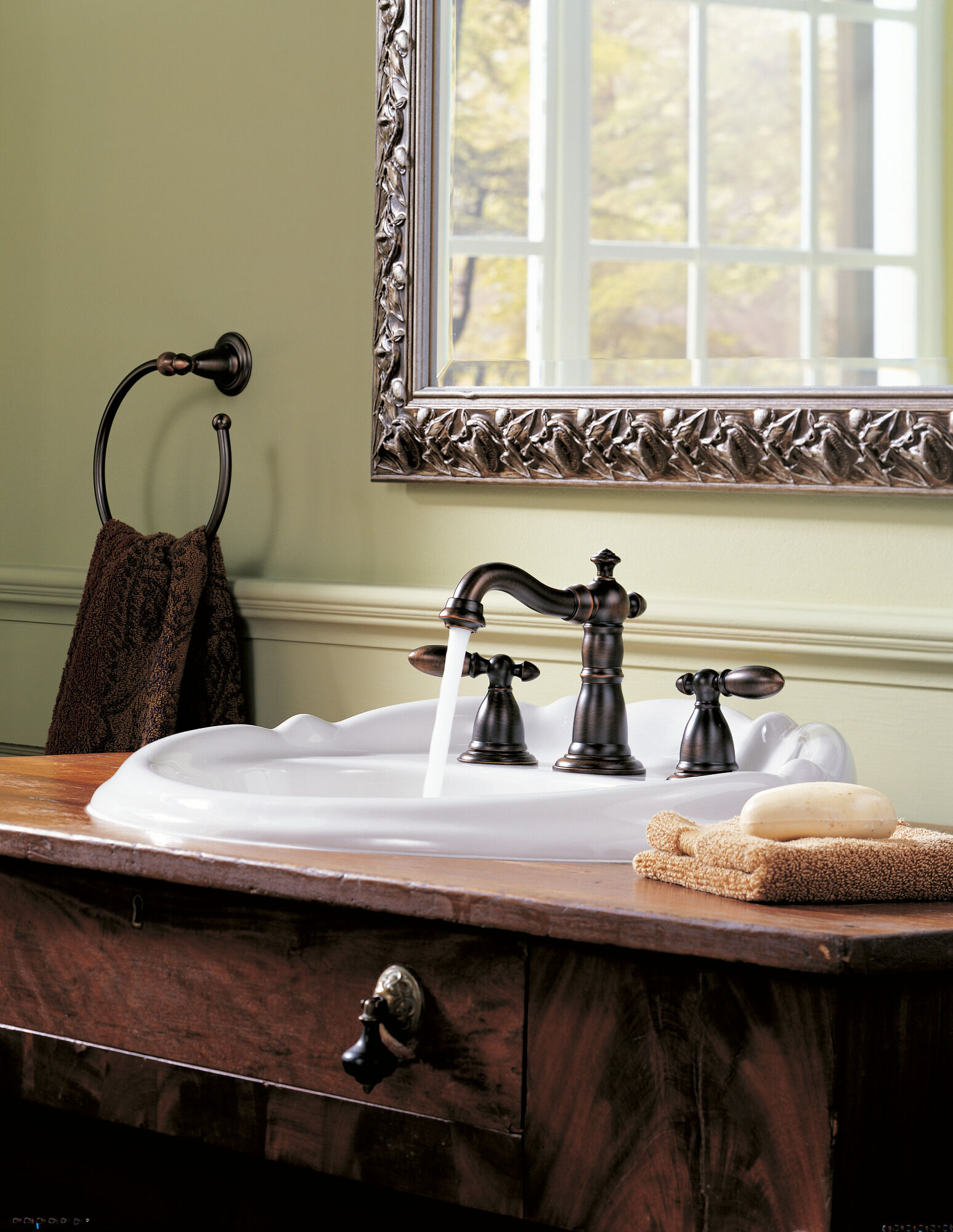 75046-RB Кольцо для полотенца Delta Faucet Victorian Венецианская бронза - Вид №6