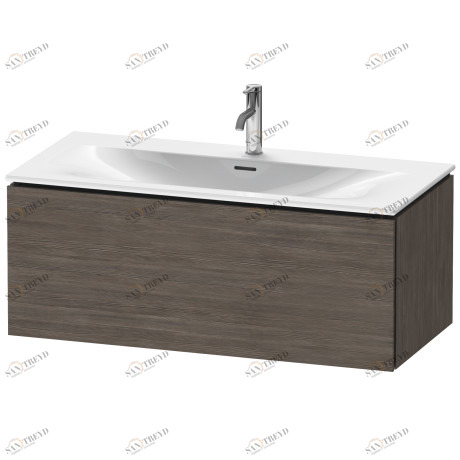 LC613805151 L-Cube Тумбочка подвесная Сосна коричневая, декор Duravit