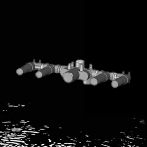 Внутренняя часть смесителя термостатического для ванны 7WKTV008 Geda Nextage Built-in Parts скрытого монтажа