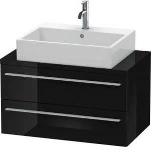 XL540704040 X-Large Тумбочка для компактной консоли Черный глянцевый лак