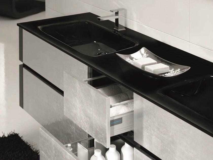 Mobiltesino Двойная тумба под умывальник с ящиками Qubo sun-id-1476896 - Вид №1