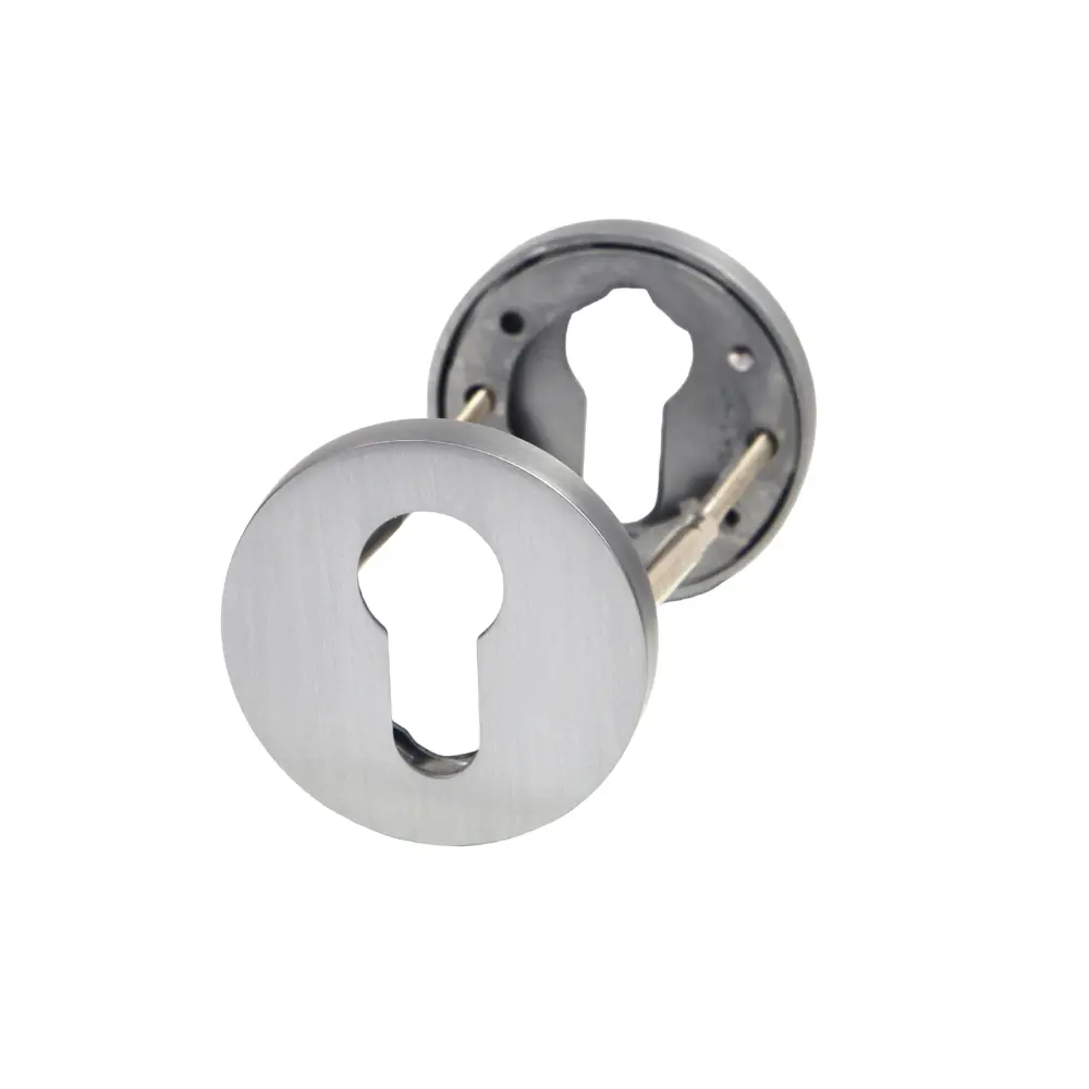 Накладка на замочную скважину KREAFORTA цвет хром 2 шт STLM-2043877