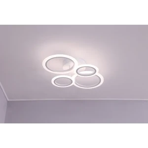 Люстра потолочная светодиодная Rudo 21200-2+2 80 Вт регулируемый белый свет