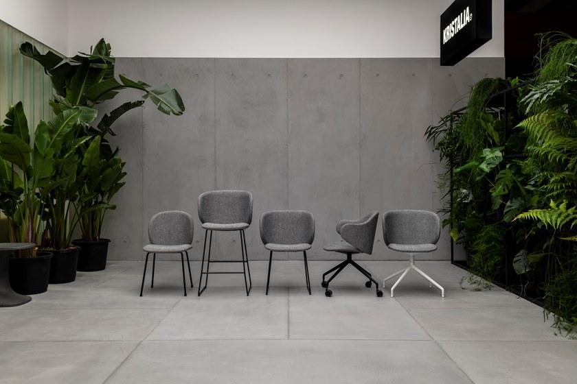 Kristalia Вращающееся кресло из ткани на колесиках Dua sun-id-1411310 - Вид №2