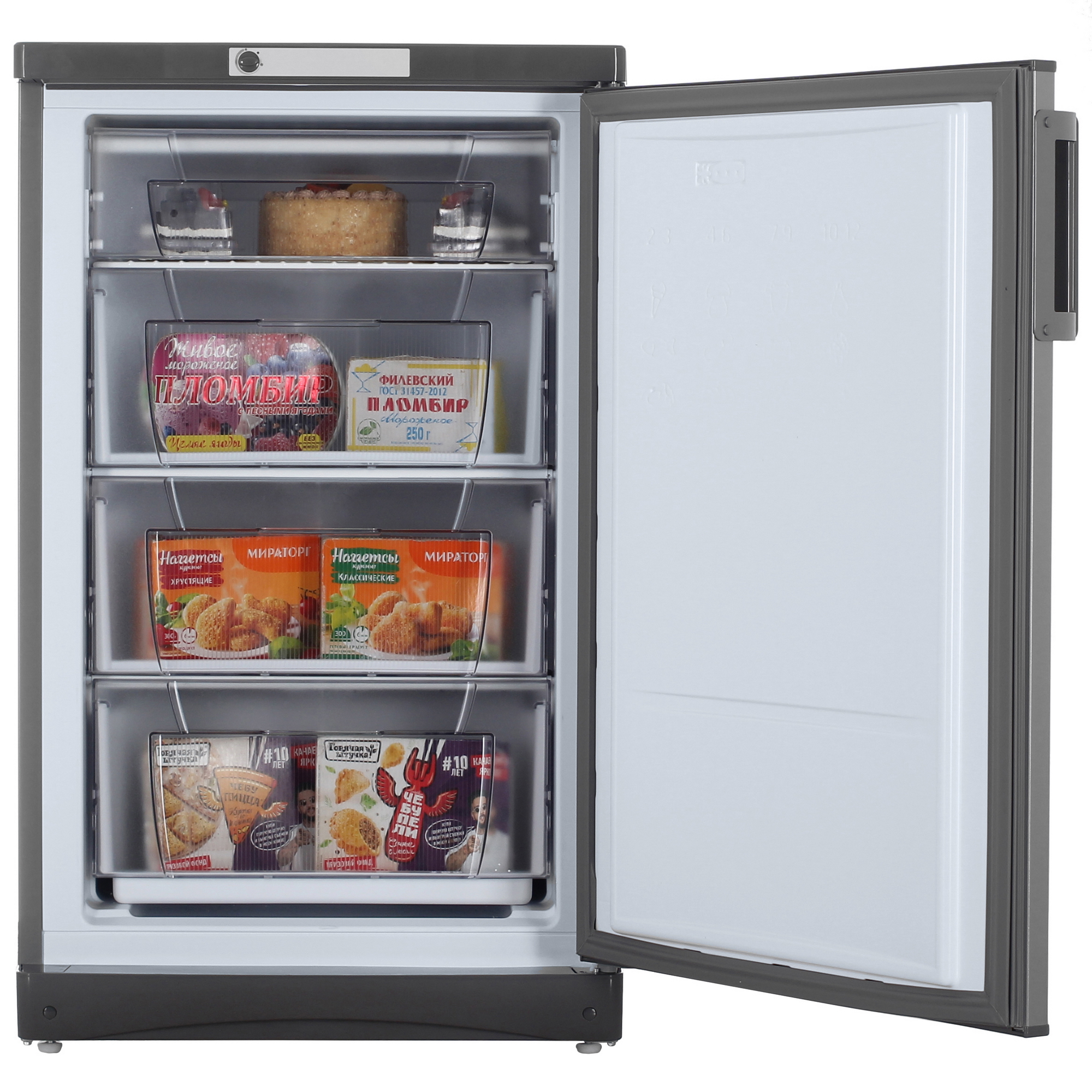 9261641 Морозильный шкаф  Hotpoint HSZ 410 HS серебристый STDN-0140798 - Вид №5