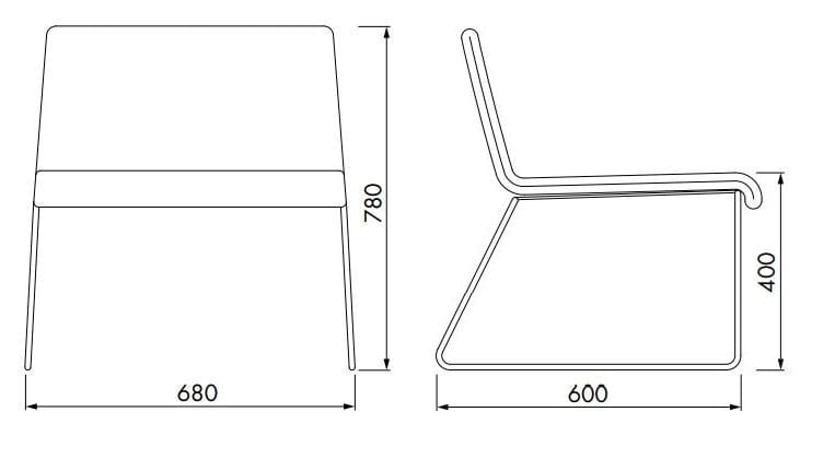 Ткань сани стул ALMA DESIGN Amarcord ARCH-00129559 - Вид №5