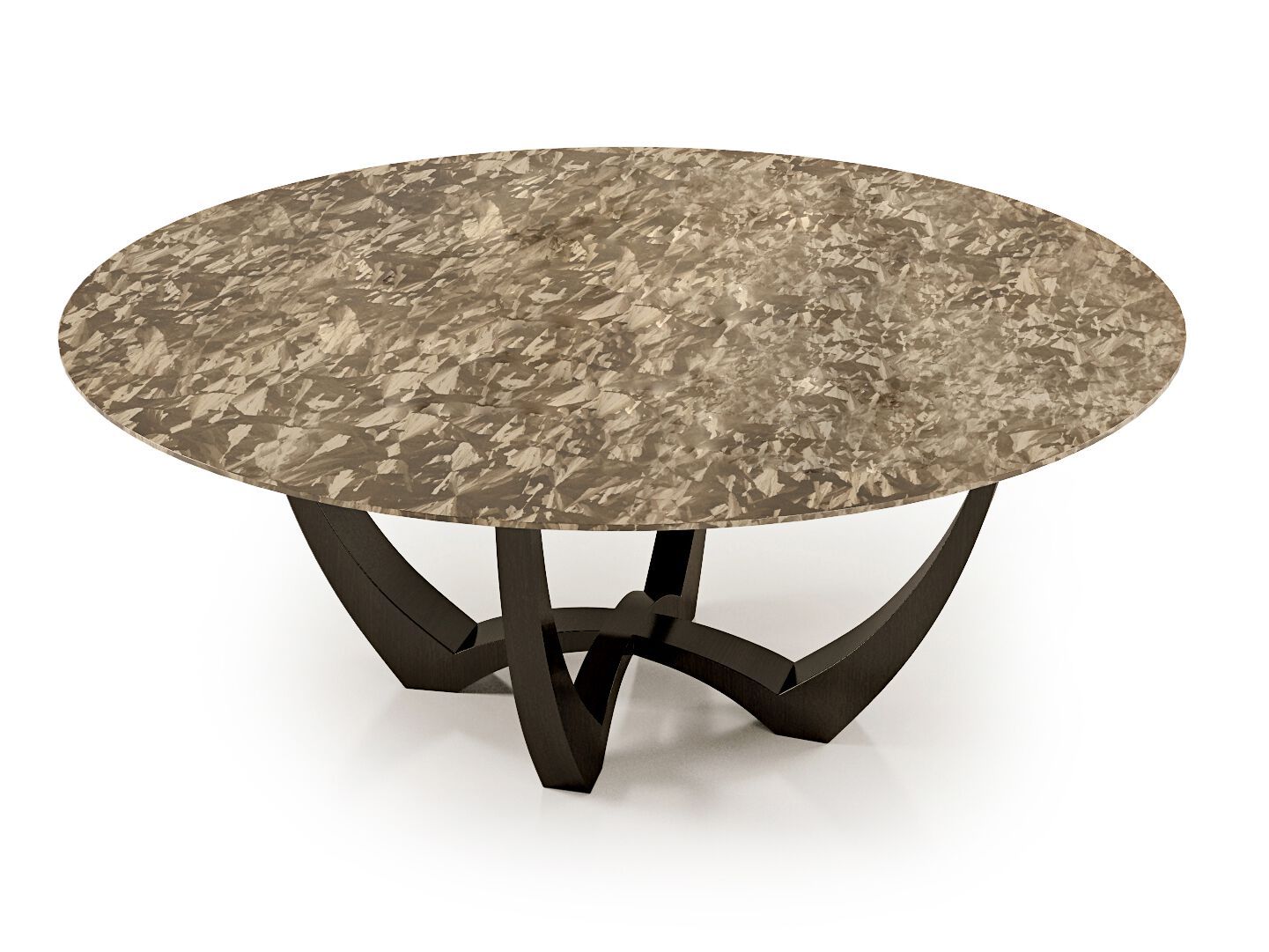 Круглый мраморный обеденный стол Bizzotto Italia Symphony-Infinity ARCH-00050960 - Вид №1