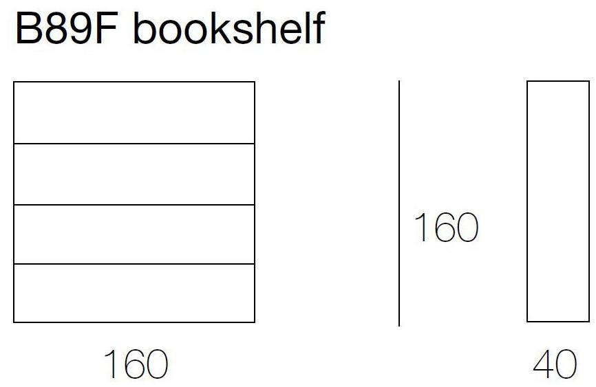 Paola Lenti Книжный шкаф из дерева Edel B89f - Вид №3