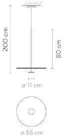 Vibia Металлический светодиодный подвесной светильник Flat 5940 - Вид №8