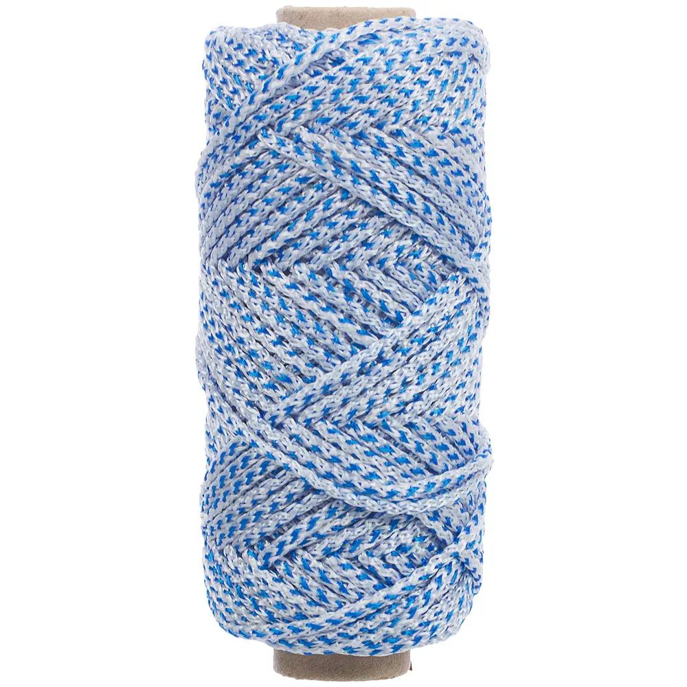 Шнур хозяйственно-бытовой Standers с сердечником 2.5 мм 40 м цвет белый/синий STLM-2000669 - Вид №2