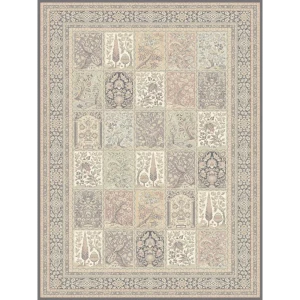 Ковер шерсть Isfahan Timor 240х340 см цвет мятный 85304847 STLM-2063399