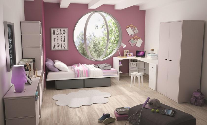 Mathy by Bols Полуторная односпальная кровать из МДФ Lits creatifs sun-id-1514575 - Вид №8