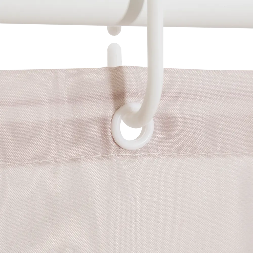 Primanova Sharm: Штора для ванной бежевая 180x200 см 83787822 STLM-0044515 - Вид №4