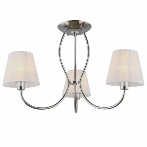 Потолочная люстра Omnilux Pontinia OML-65207-03 OMNILUX PONTINIA 328316 Белый;хром