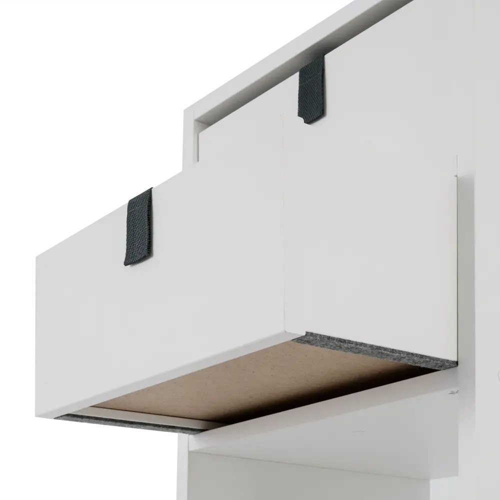 Ящик выдвижной KONSENSA Руан 32.4x15.3x1.6 см ЛДСП цвет белый STLM-2154782 - Вид №11