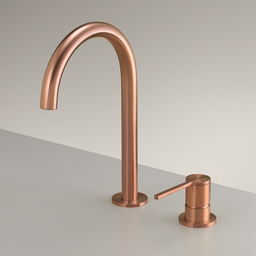 два отверстия смеситель с поворотным носиком Н. 245 мм  INV40 CEADESIGN  - Вид №2