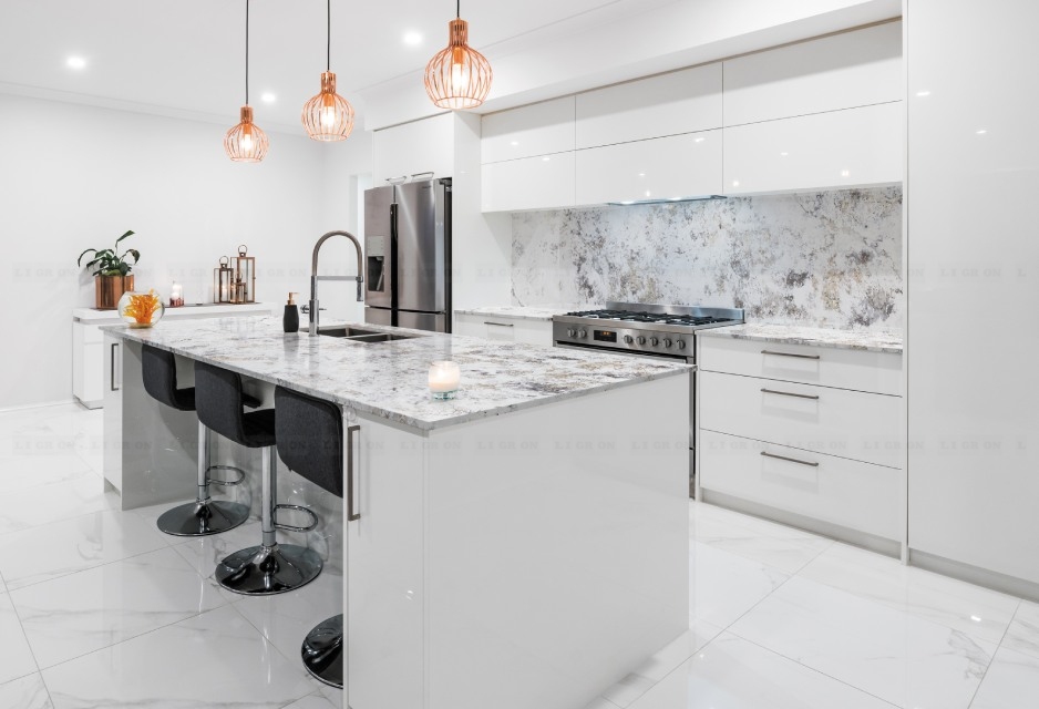 Столешницы для кухни - Натуцци марбело / 20 мм LIGRON LIST219 1885 - Вид №16