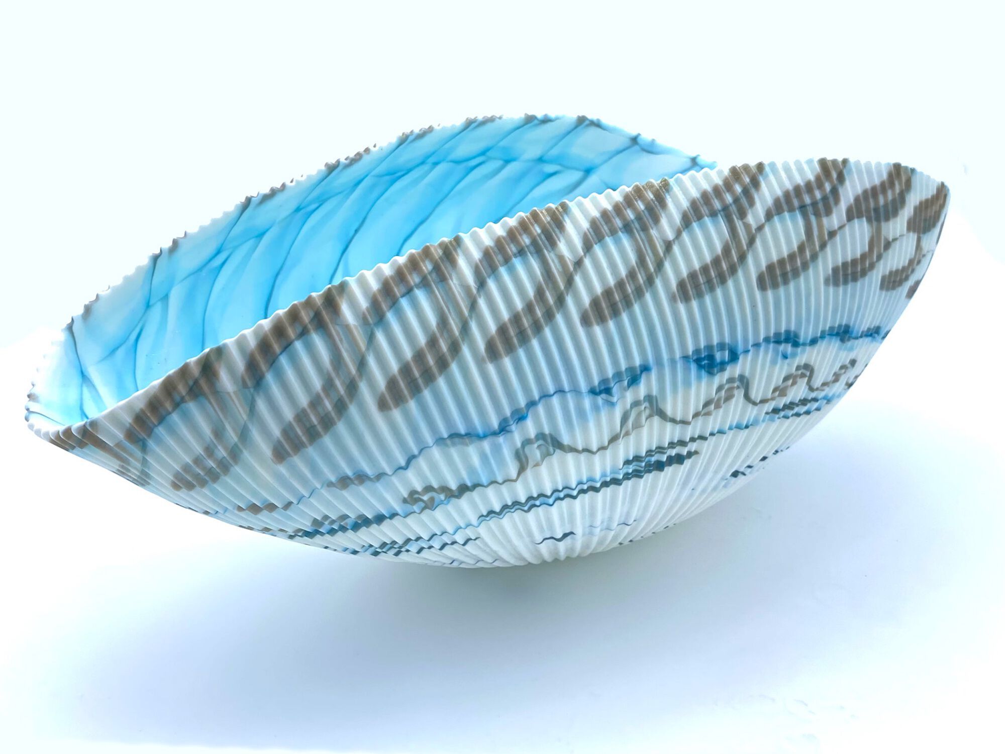 Синие центральные элементы из муранского стекла YourMurano Shell ARCH-00055689