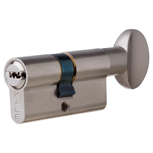 Цилиндр Kale 164SM-62-C-NI, 26х26 мм, ключ/вертушка, цвет никель 82394706 STLM-2185456