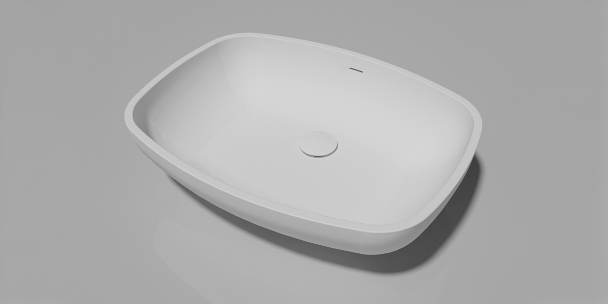 CAL0426 Накладная раковина на столешницу  овальная Dimasi  - Вид №1