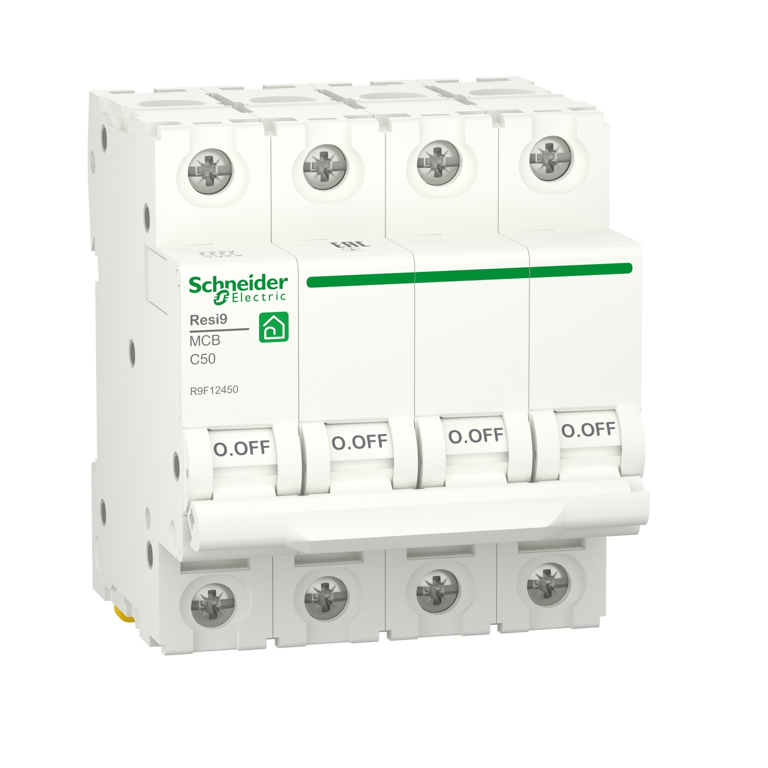R9F12450 Автоматический выключатель 4P 50А (C) 6кА Schneider Electric Resi9 