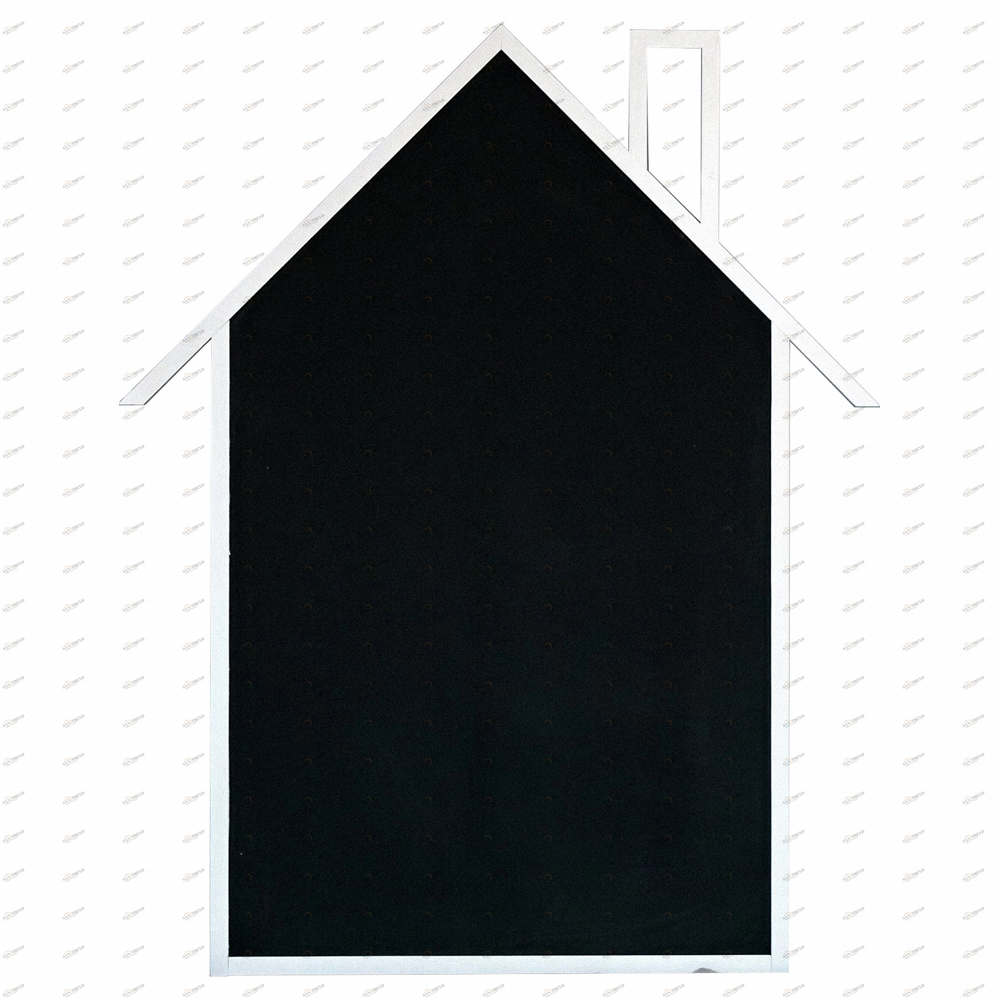 Магнитно-грифельная доска белая "Домик" ЗАЯЦ  00-3859371 Белый Santreyd 