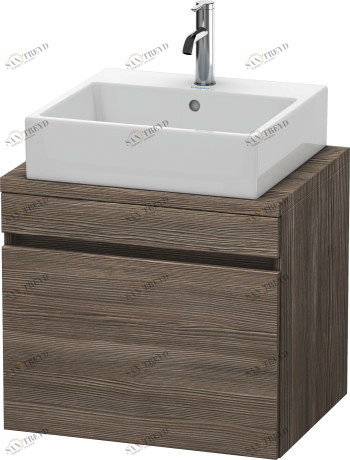 DS530005151 Тумбочка для компактной консоли DuraStyle #DS5300 600 x 478 мм Сосна коричневая, декор Duravit