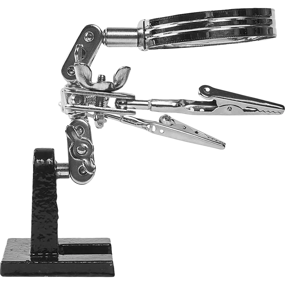Зажим для пайки с лупой «Третья рука» Спец 3510 STLM-2177031 - Вид №1