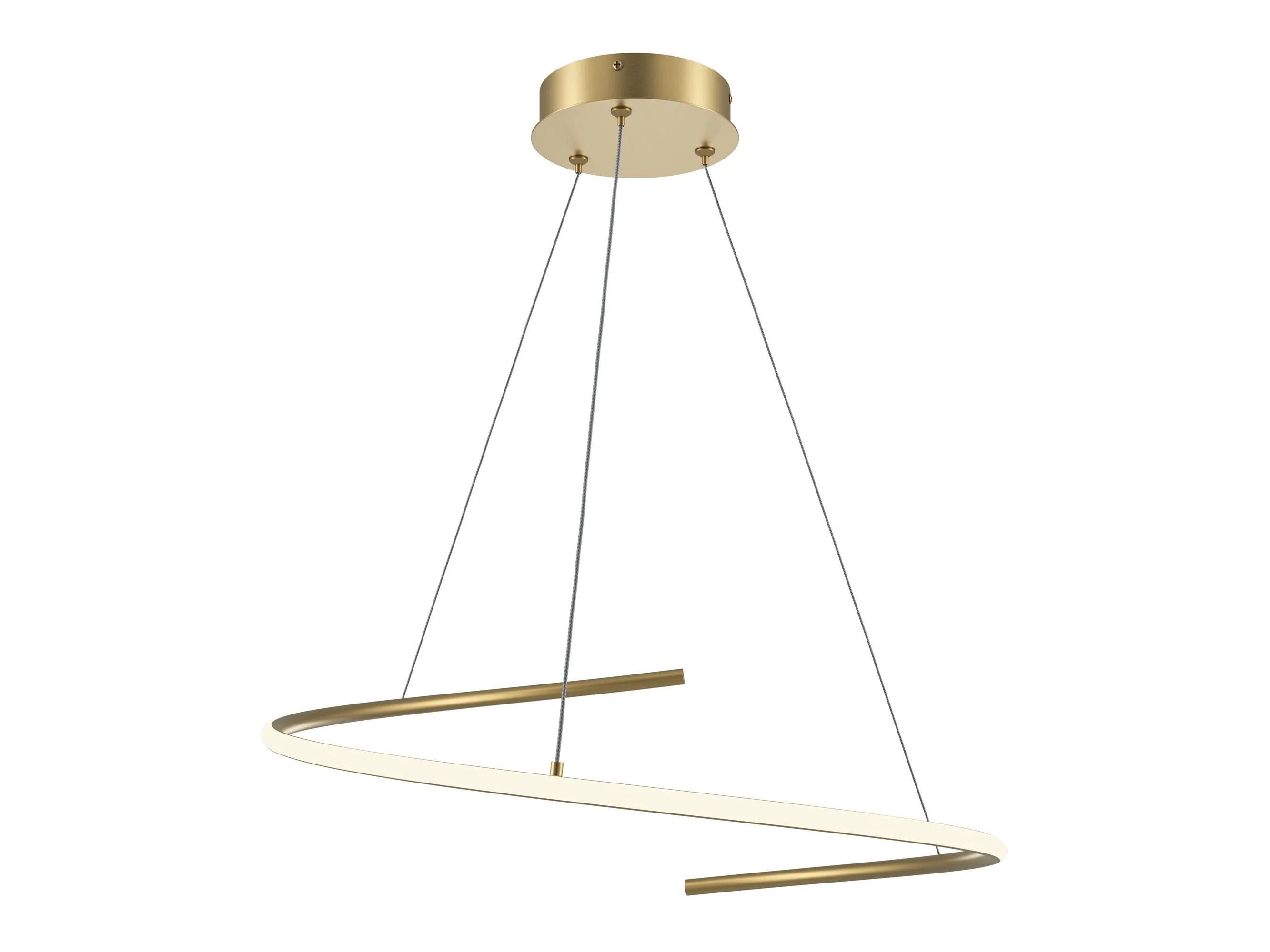 Алюминиевый светодиодный подвесной светильник Maytoni Кривая ARCH-00058614 - Вид №1