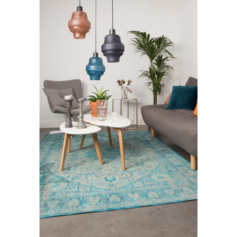 Лампа подвесная Rose синяя White Label Living 5300133 - Вид №1