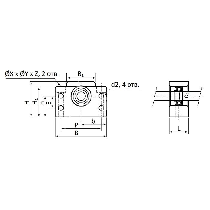 IS356 Опора ШВП BF10 ISKRA  - Вид №1