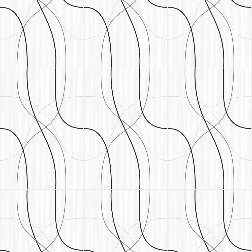 Плитка настенная Керамин Аляска 7Д 40x27.5 см 1.65 м² цвет белый STLM-2057823 - Вид №2