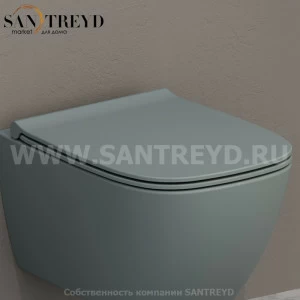 GN022BL Крышка сиденье для унитаза Ceramica Globo GENESIS