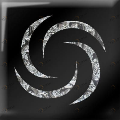 Напольная вставка Посейдон платина 4,8х4,8 Роскошная мозаика sun-id-329540