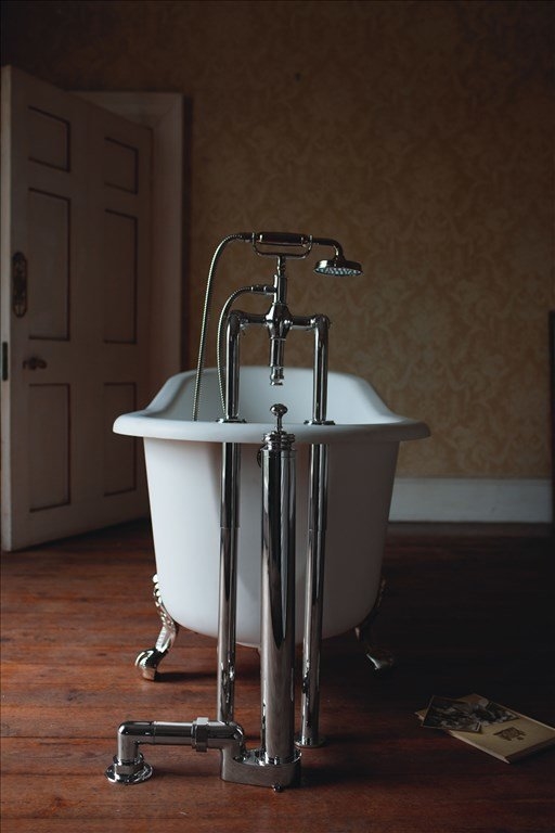 Ванна ARC39 из натурального камня с ножками НИКЕЛЬ Arcade Burlington ARC39, ARCE11 NKL - Вид №3