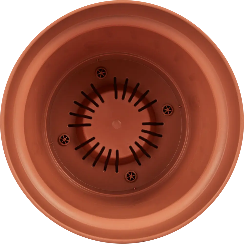 IDI LAND Mint — цветочный горшок терракотовый 2,3 л для комнатных растений 86370201 STLM-0068210 - Вид №1