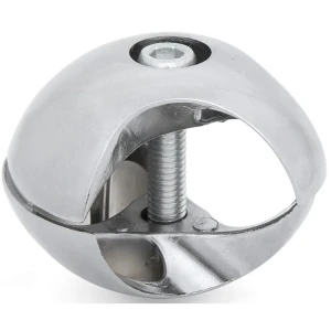 Держатель краб для 2-х труб, цвет хром