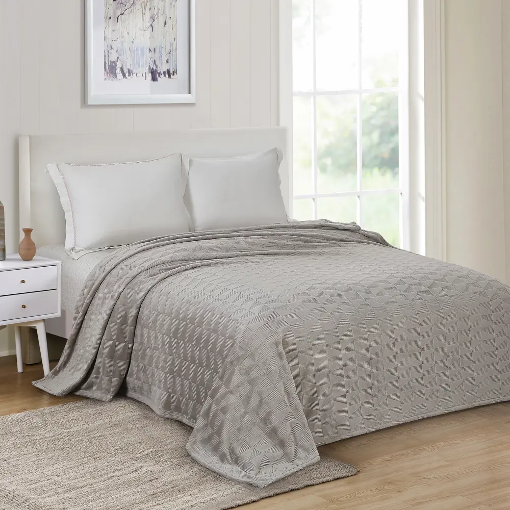 Плед Triangel 180х200 см велсофт цвет капучино Santreyd STLM-2137984 - Вид №4